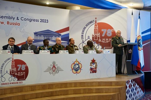 78 -я Генассамблея Международного совета военного спорта открылась в Москве