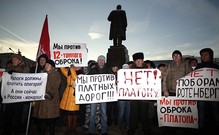 Налог на фуры: Дальнобойщики продолжают марш на Москву