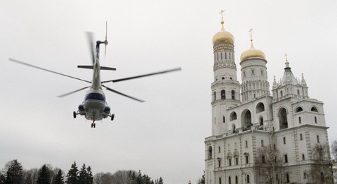 В Кремле подготовили вертолетную площадку для Путина