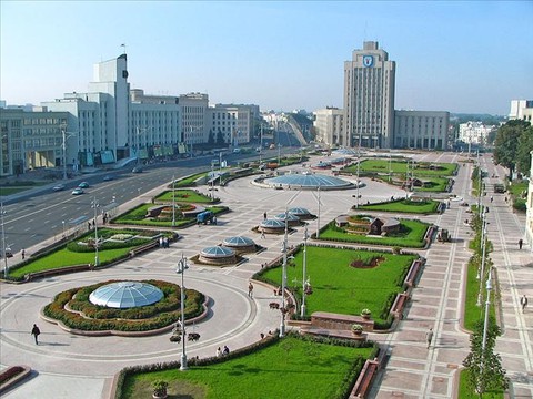 Минск без мигрантов пребывает в чистоте и сохранности
