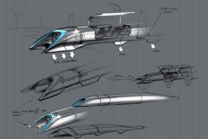 Глава SpaceX представил проект сверхбыстрого транспорта Hyperloop