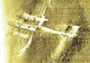 Подводное изображение «Дорнье» времен Второй мировой войны, лежащего на глубине порядка 50 м недалеко от побережья графства Кент.  