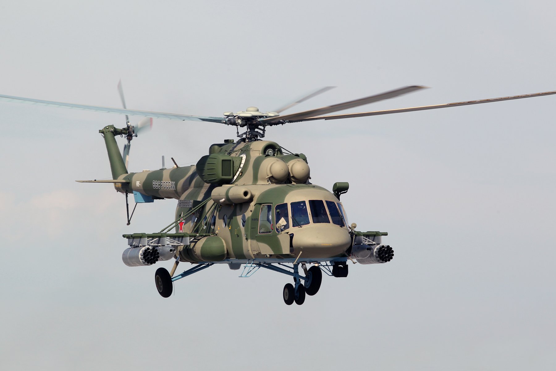Штурмовые вертолёты России в Сирии