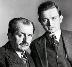 Фердинанд Порше с сыном Ферри Порше.