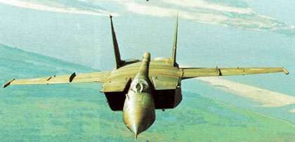 МиГ-25 (MiG-25 Foxbat)  в полете.