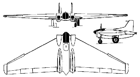 Три проекции самолета
