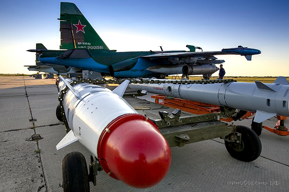 Авиационные оружие, используемое Россией при бомбардировках в Сирии